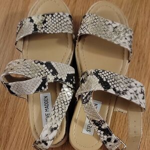 Steve Madden Snake Print Sandals